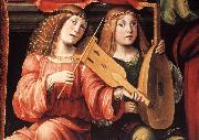 FRANCIA, Francesco Madonna and Saints (detail) gj oil painting on canvas
